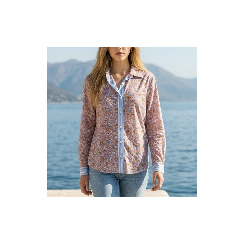 Chemise liberty rose