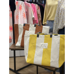 Sac cabas rayure