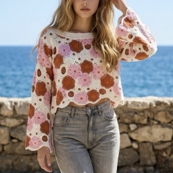 Haut Flowers crochet