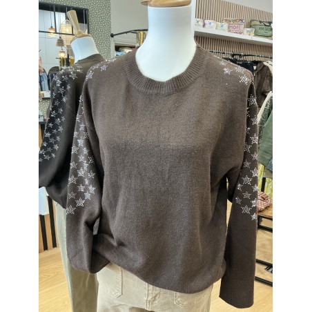 Pull Étoile choco