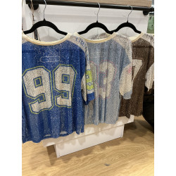 T-shirt à paillette numéro