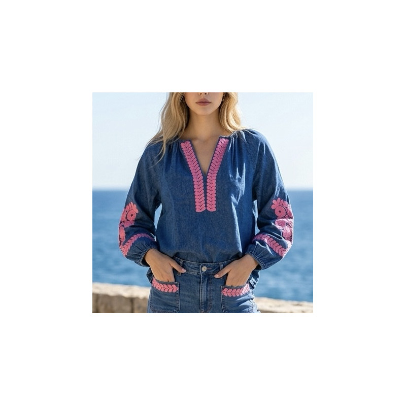 Blouse jeans Léa
