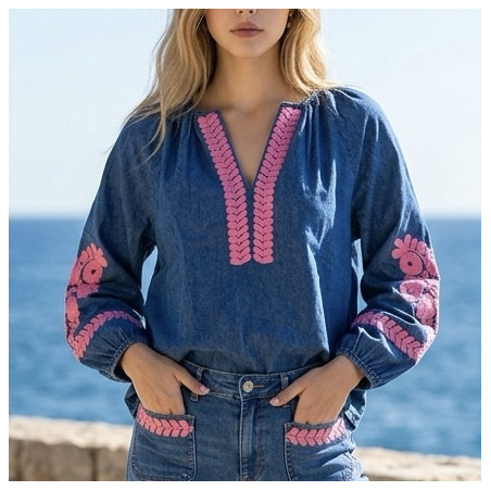 Blouse jeans Léa