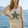 Pull Crochet étoile