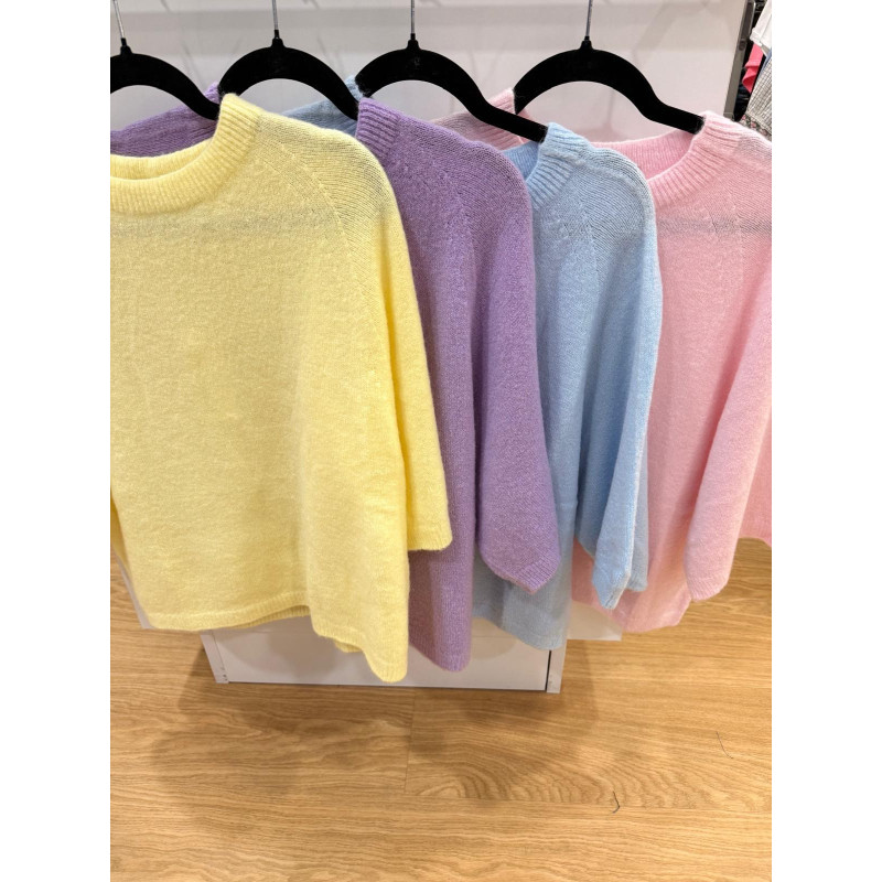 Pull Alpaga manches 3/4