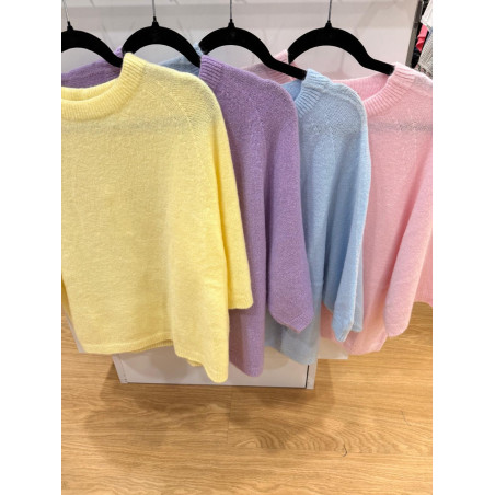 Pull Alpaga manches 3/4