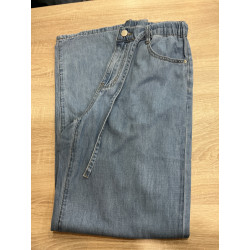 Jeans large souple bleu clair