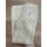 Jeans long large écru