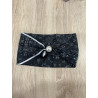 Collier foulard noir