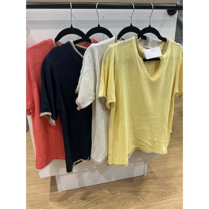 Pull manche courte Margot