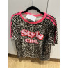 T-shirt Style Club Léopard