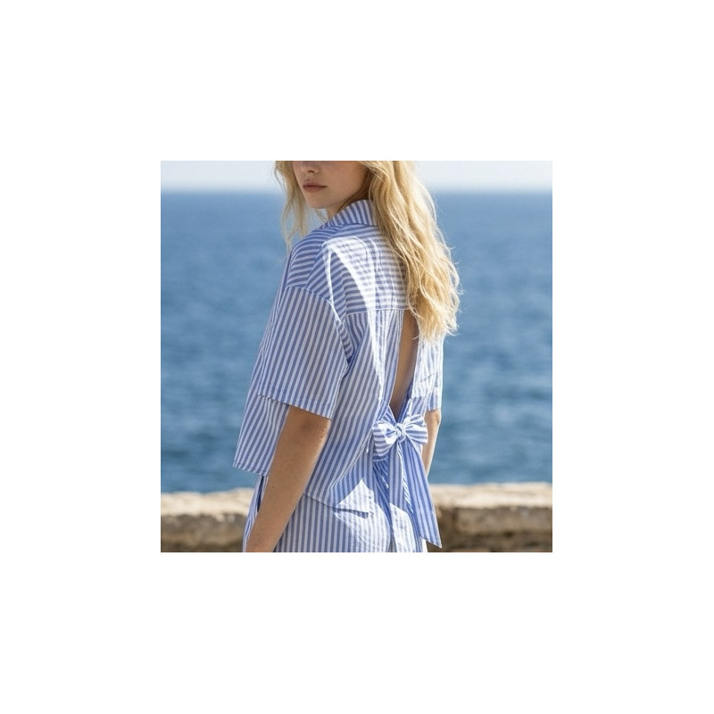 Chemise Erika  noeud dans le dos