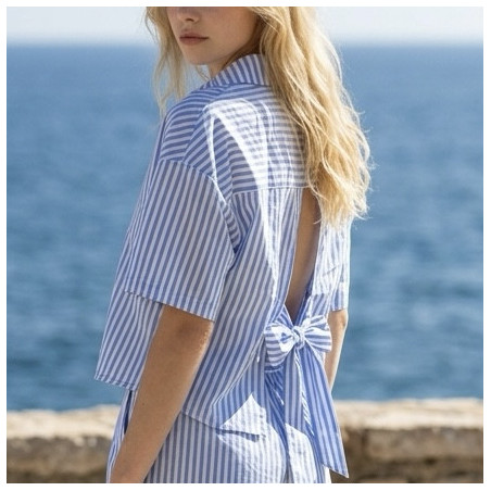 Chemise Erika  noeud dans le dos