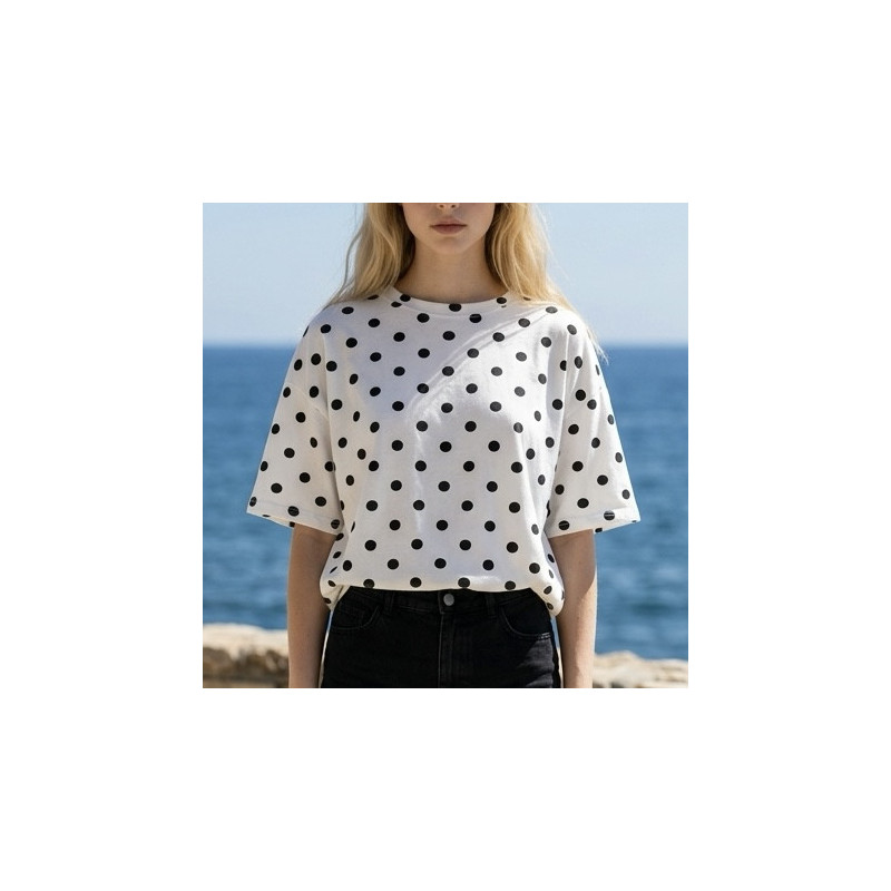 T-shirt à pois