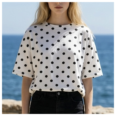 T-shirt à pois