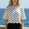 T-shirt à pois