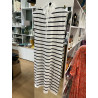 Robe marinière à capuche