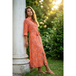 Robe bandana orange