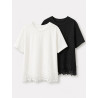 T-shirt broderie anglaise