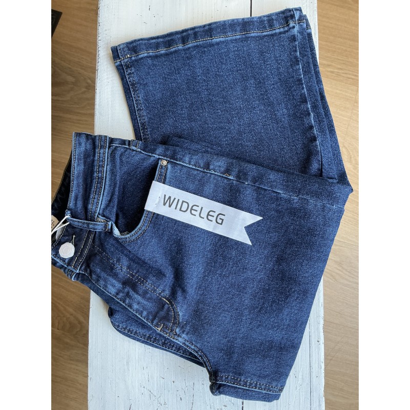 Jeans large bleu foncé
