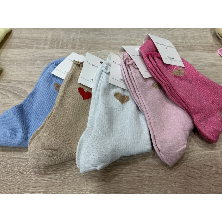 Chaussette cœur