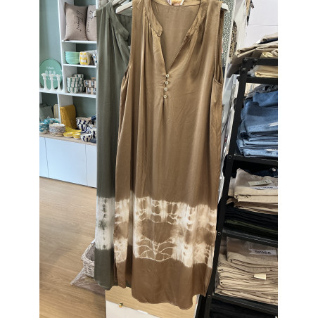 Robe viscose sans manches tie And Die
