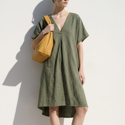 Robe en lin Romane