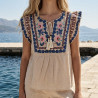 Blouse sans manche Sélène