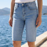 Bermuda en jeans bleu