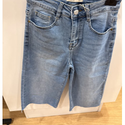 Bermuda en jeans bleu