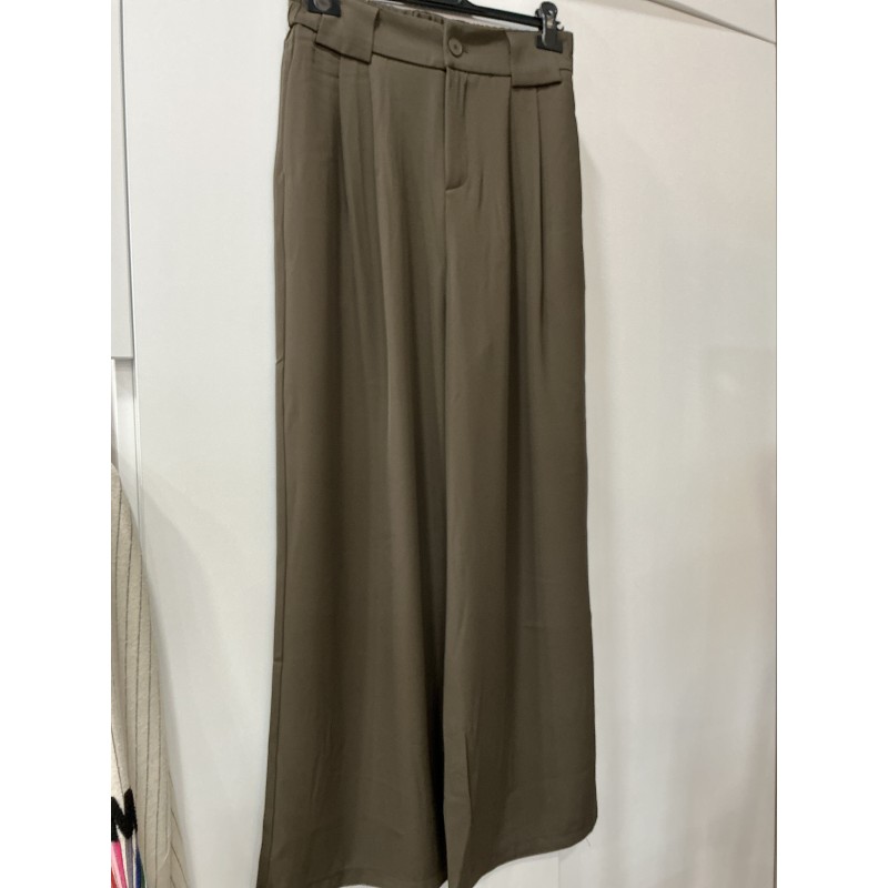 Pantalon fluide taupe