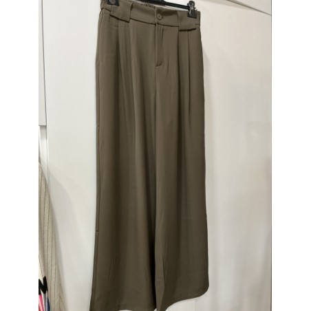 Pantalon fluide taupe