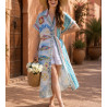 Robe bleu tête