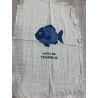Torchon poisson bulle de tendresse