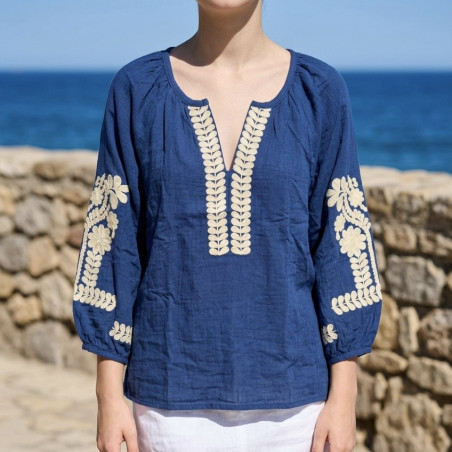 Blouse ZELIE gaze de coton
