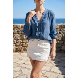 Chemise volant Hélène