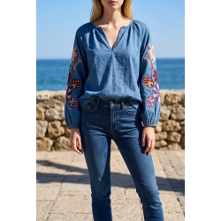 Blouse en jeans Iris