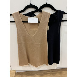 Débardeur uni lurex
