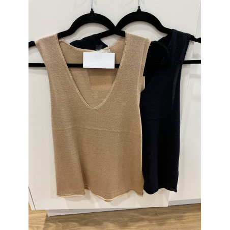 Débardeur uni lurex