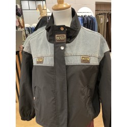 Veste jeans et noir