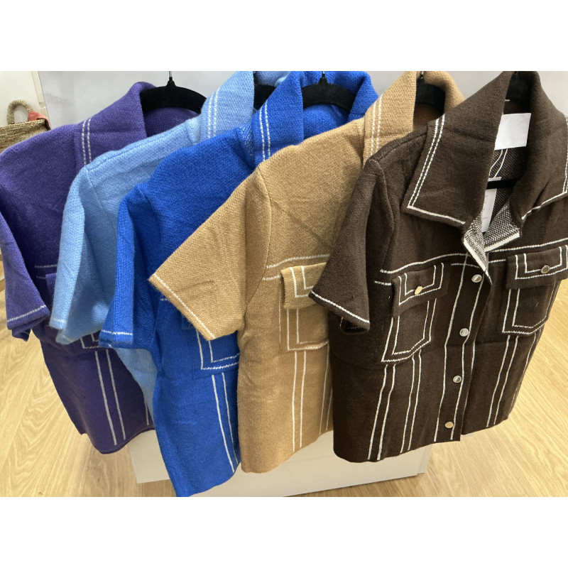 Gilet manches courtes Couture