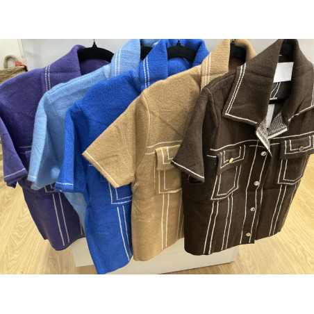 Gilet manches courtes Couture