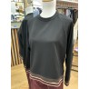 Sweat-shirt noir Bella