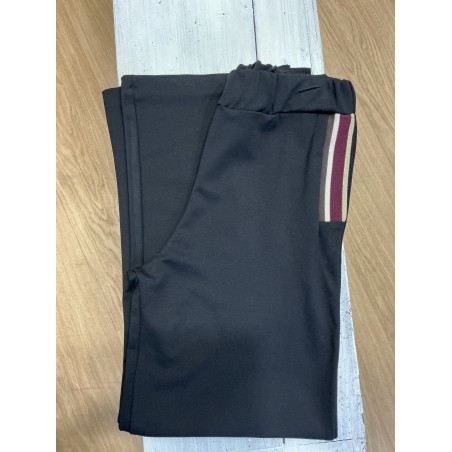 Pantalon large noir Bella