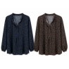 Blouse léopard manche longue