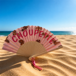 Éventail CHOUPETTE teckel