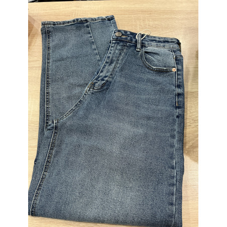 Jeans barrel bleu