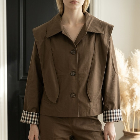 Veste SARAH choco