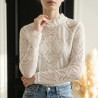 T-shirt dentelle blanc Eglantine