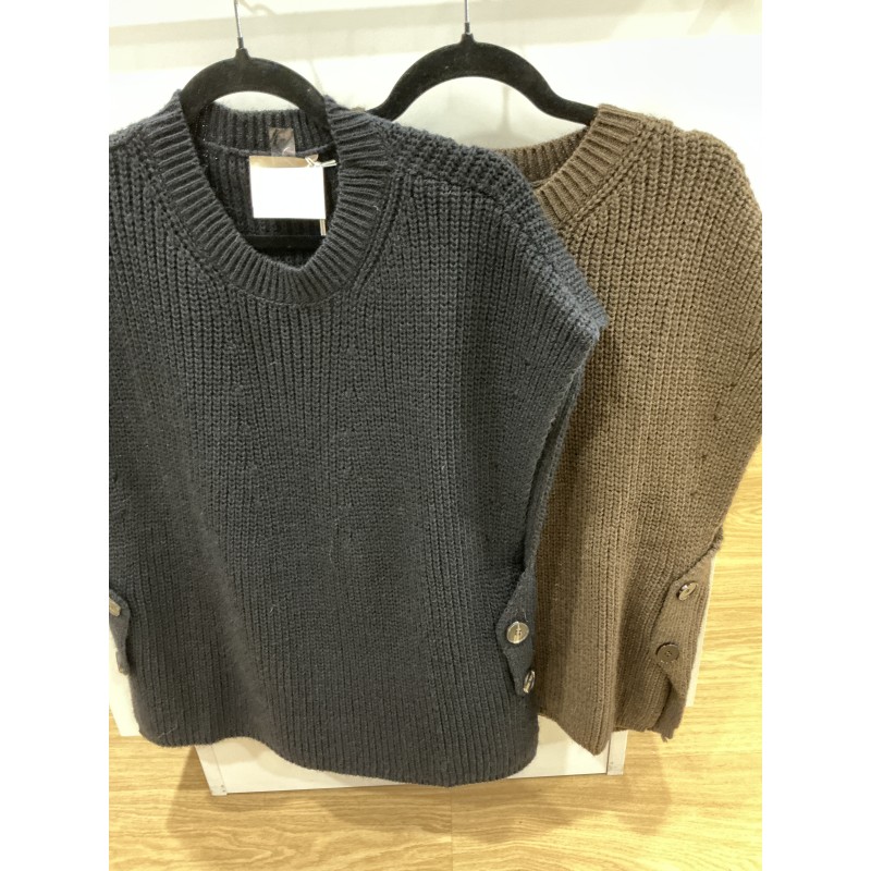 Pull maille sans manches Pull maille sans manches